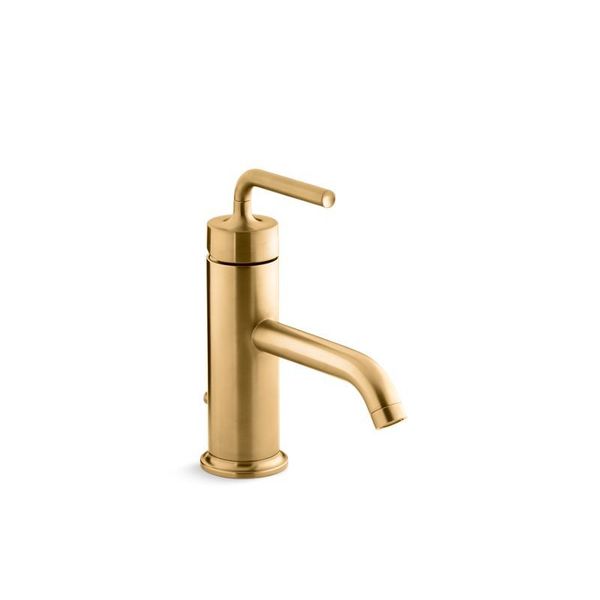 Kohler Purist Single-Handle Bathroom Sink Faucet With Straight Lever Handle 14402-4A-2MB
